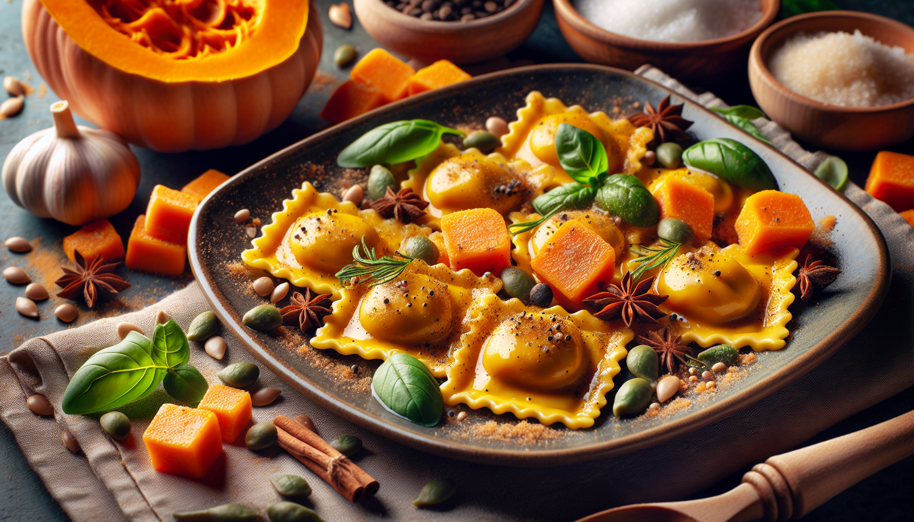 ravioli alla zucca